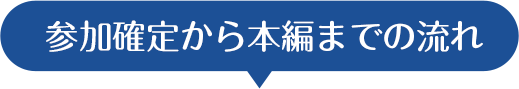 参加確定から本編までの流れ